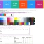 proof.de: Spotcolor mediawedge / spot color mediawedge με αξιολόγηση σύμφωνα με το ISO/DIS 12647-7:2016