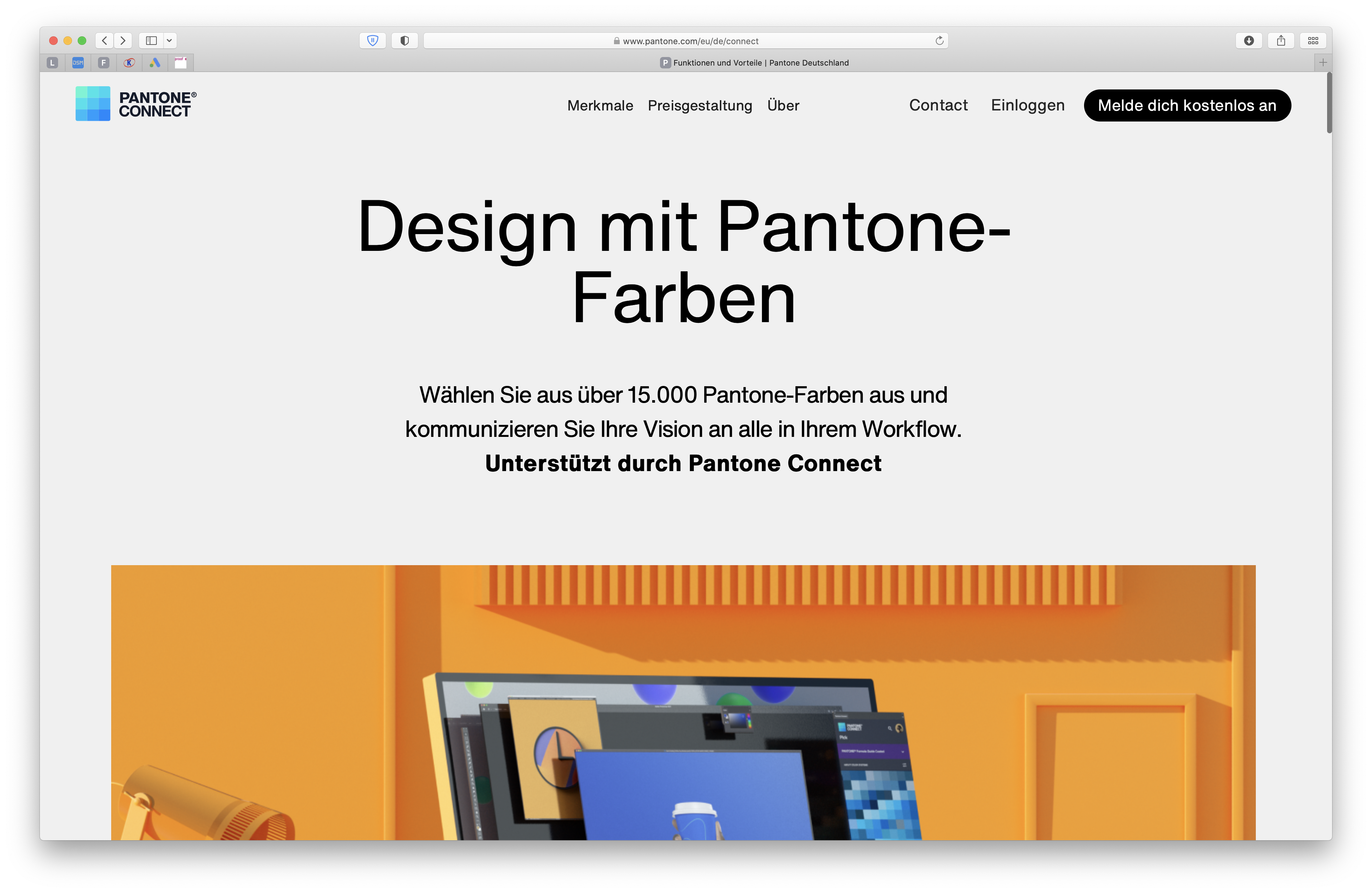 Nowa strona główna PANTONE Find a Colour: Teraz tylko z PANTONE Connect: Bez rejestracji nie można już nawet wywołać wartości RGB i CMYK kolorów PANTONE na stronie internetowej PANTONE.
